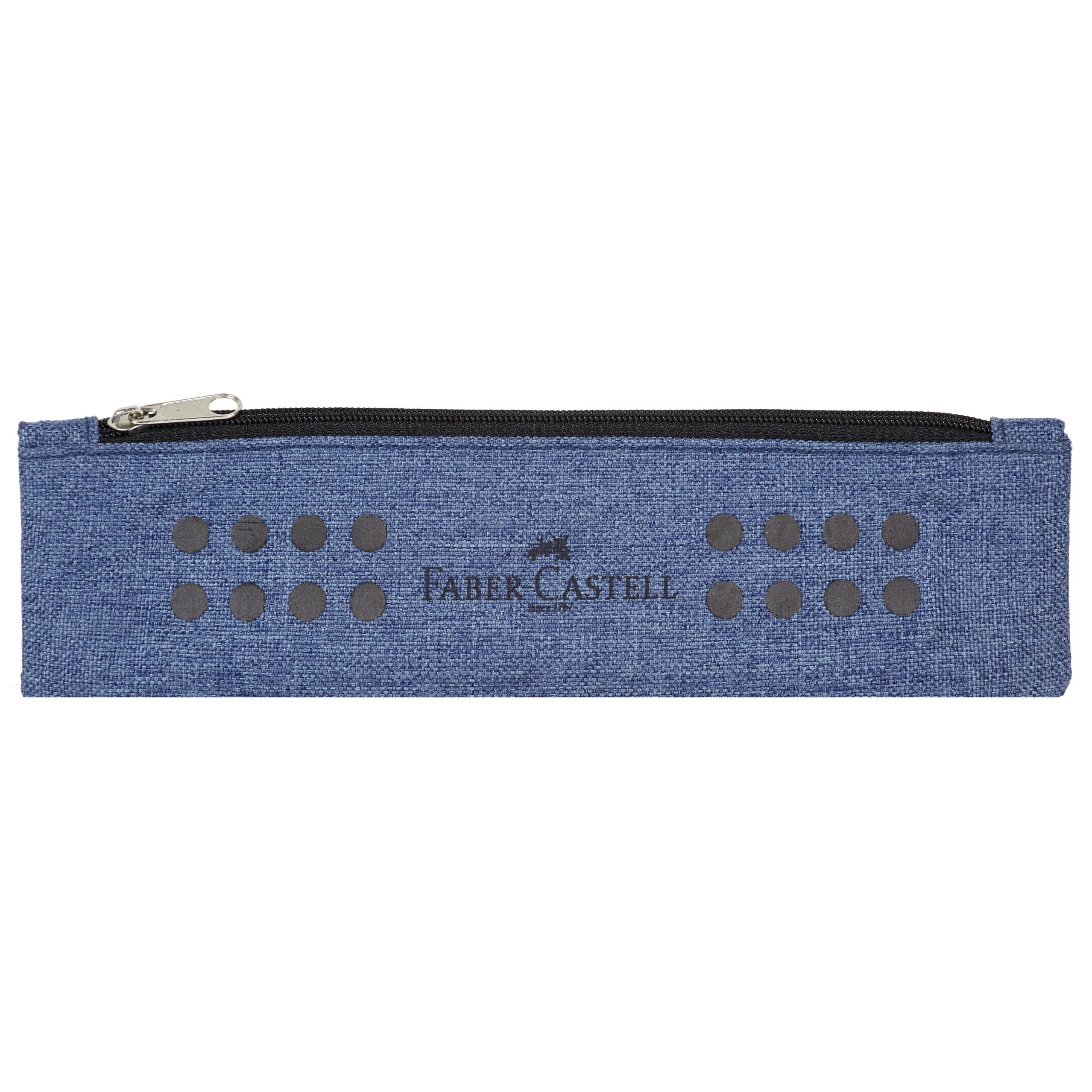 Estuche portatodo Grip. Color azul aviador. Faber-Castell