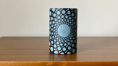 Pencil holder. Circles Collection. Black Sheep Handmade