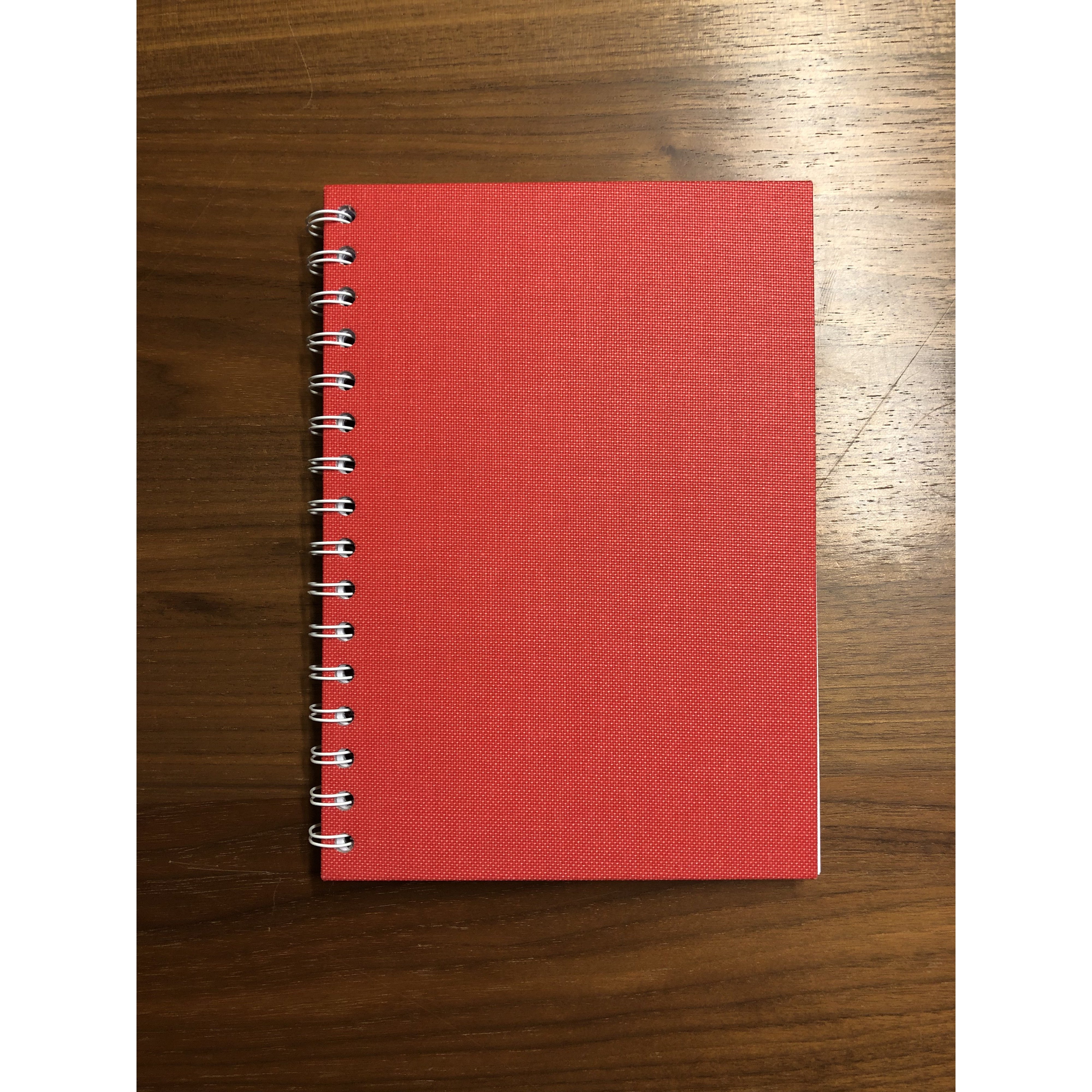 Cuaderno espiral. Rojo. Recetas. - Black Sheep Handmade