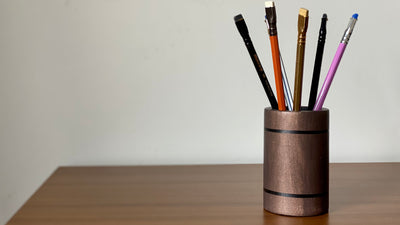Pencil holder. Lisa Collection. Black Sheep Handmade
