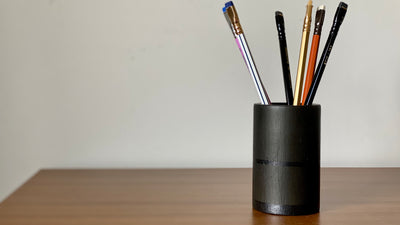 Pencil holder. Lisa Collection. Black Sheep Handmade