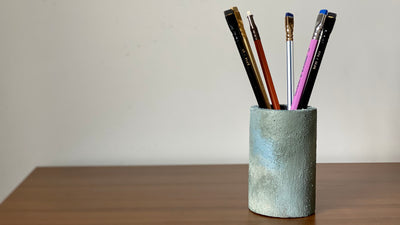 Pencil holder. Sand Collection. Black Sheep Handmade