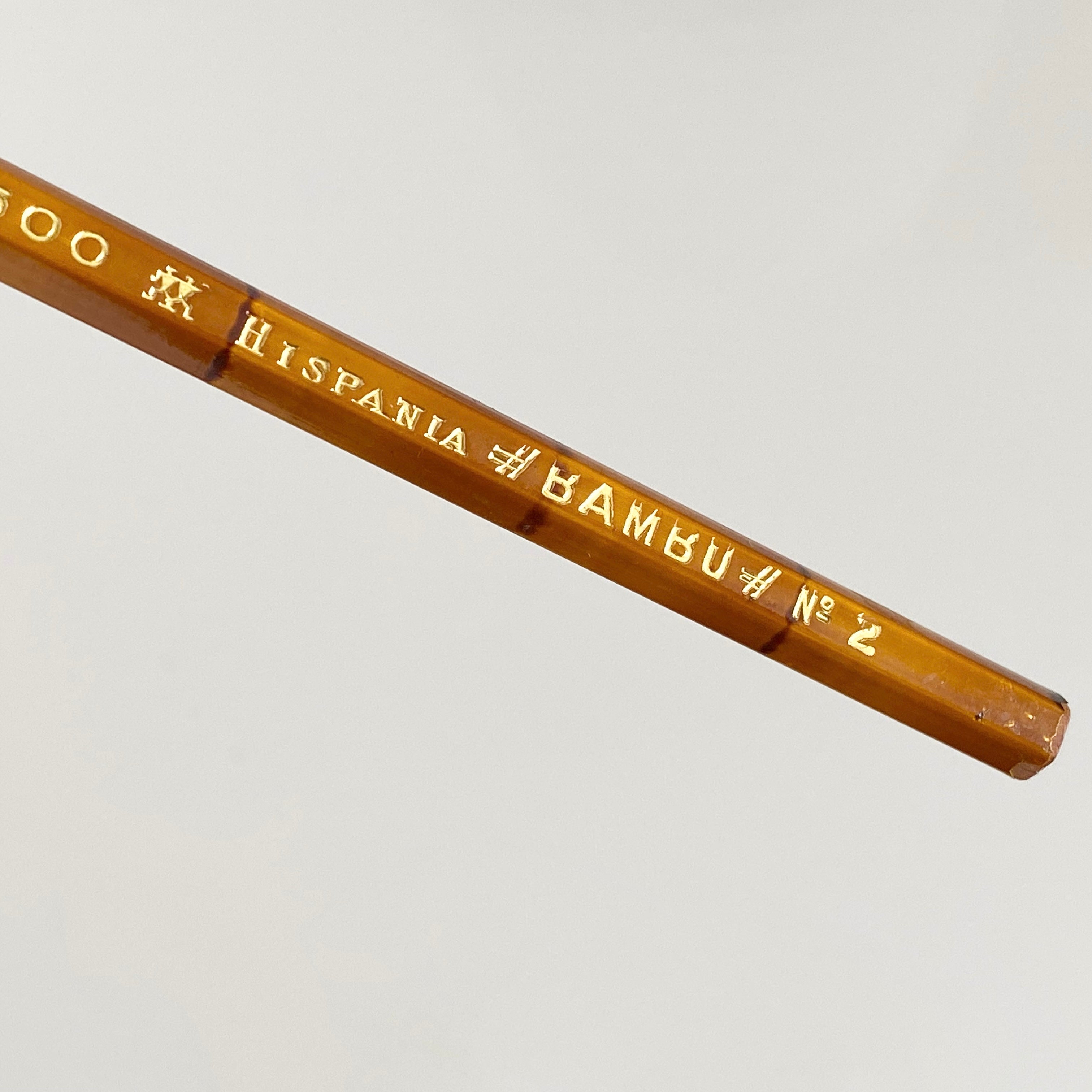 Lápiz Bambu 1500 nº2. Vintage. Hispania.
