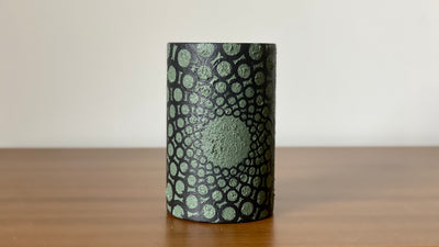 Pencil holder. Circles Collection. Black Sheep Handmade