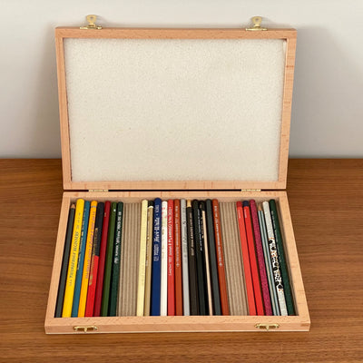 Caja de madera para lápices. Boesner - Black Sheep Handmade