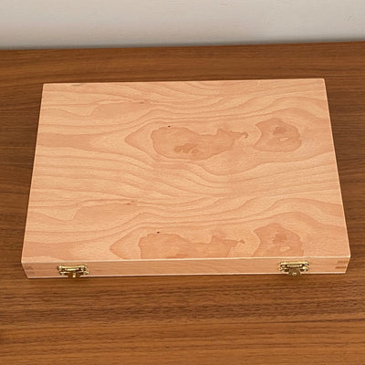 Caja de madera para lápices. Boesner - Black Sheep Handmade