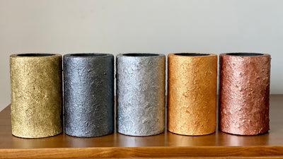 Pencil holder. Antique Metal Collection. Black Sheep Handmade