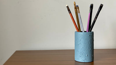 Pencil holder. Sand Collection. Black Sheep Handmade