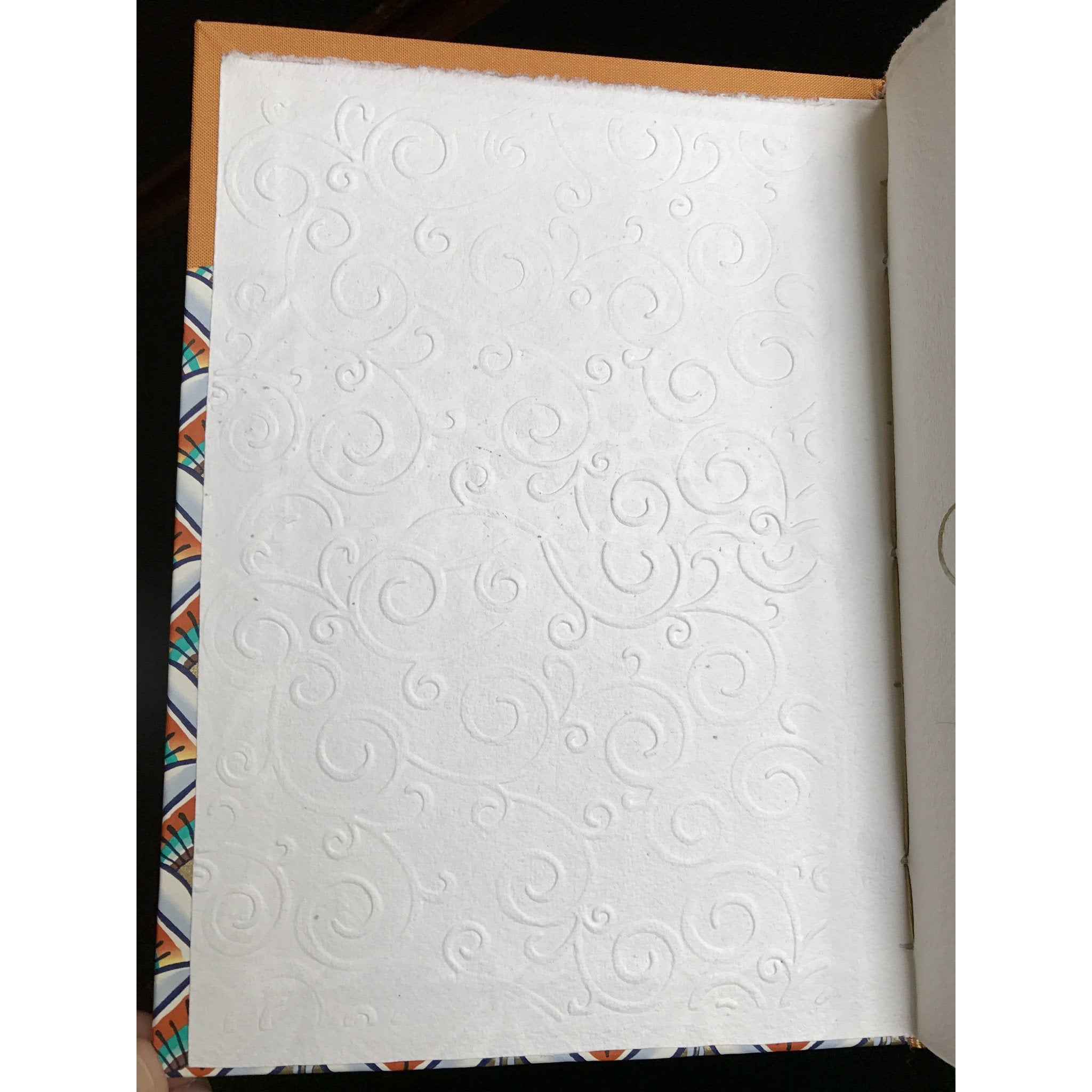 Combinación papel Indio & tela - Black Sheep Handmade