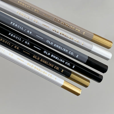 Set of 6 HB Pencils. Old English Co.