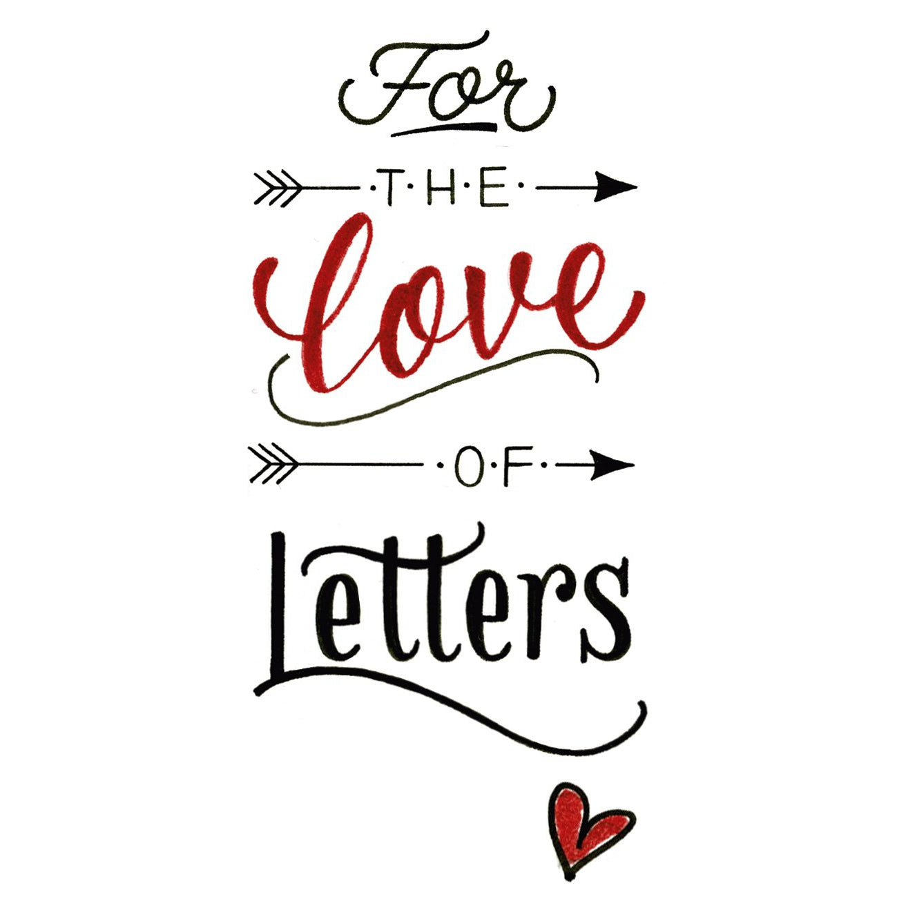 Estuche Hand Lettering con 4 rotuladores Pitt Artist Pen. Faber-Castell - Black Sheep Handmade