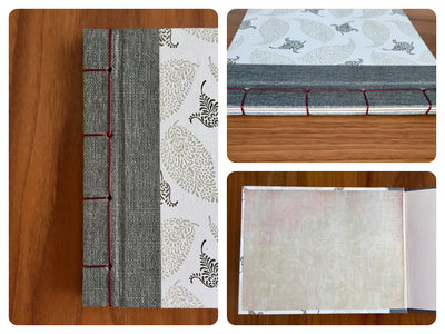 Cuaderno Hojas de Palma - Black Sheep Handmade